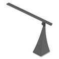 thumbnail image 1 of V-Light LED Pyramid-Base Tilt-Arm Desk Lamp with USB Charging Station, 12" to 16.2" High, Gray, 1 of 3