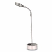 V-Light LED Task Lamp with Gooseneck Arm, 11.4" to 16" High, Silver