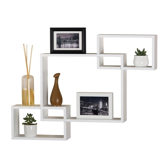 V-Light - Wall shelf - cube - white