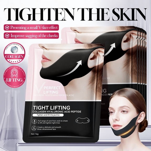 V Line Lifting Chin Mask,Lifting Saggy Skin Lift Strap for Sleeping,V Line Mask V Shape Face Tape,Jaw Trainer Face Lift Tape Face Slimmer for Women
