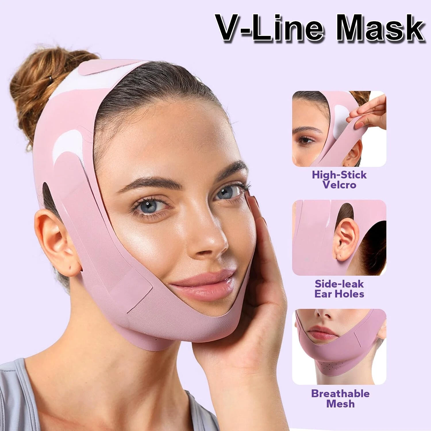 V-Line Lifting Chinstrap V-Line Mask Chinstrap For Sleeping Reusable Face Strap