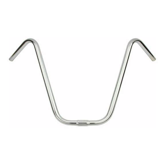 V Lowrider Handlebar 16" 25.4mm Chrome. Bike handle bar, bicycle handle bar, lowrider handle bar, chopper, beach cruiser