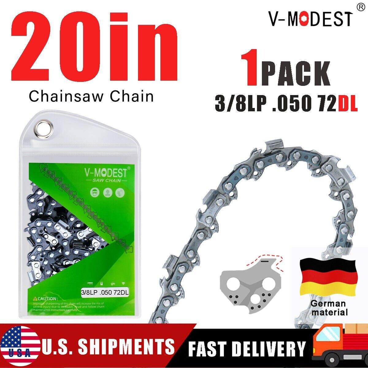 Barra 20 Pollici K095 Combinazione Barra E Catena Motosega 20 – Passo 3/8 . 050, 72 DL, Attacco K095 Per Husqvarna, Jonsered 359 Chain Size