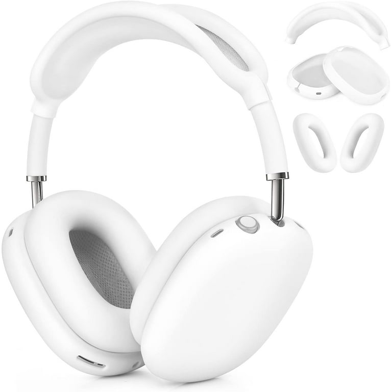 AirPods Pro Max ホワイト V-MORO Airpods Max Headphones Case, Silicone Cover for Apple