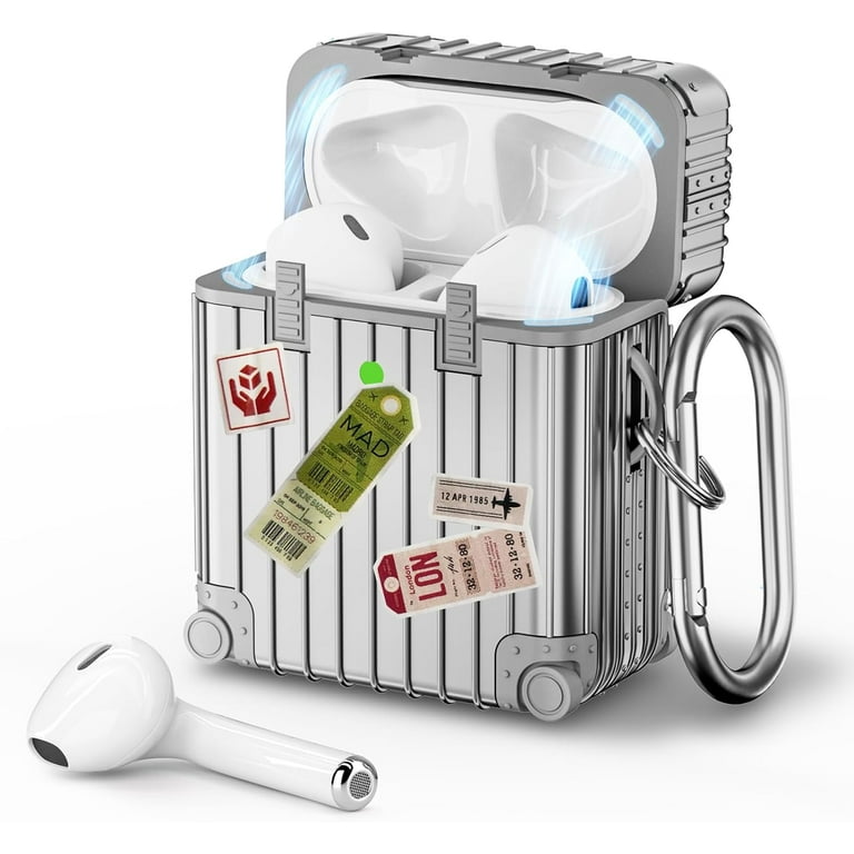 V-MORO Apple AirPods 2nd Case Lid Suitcase Wireless Charging Case