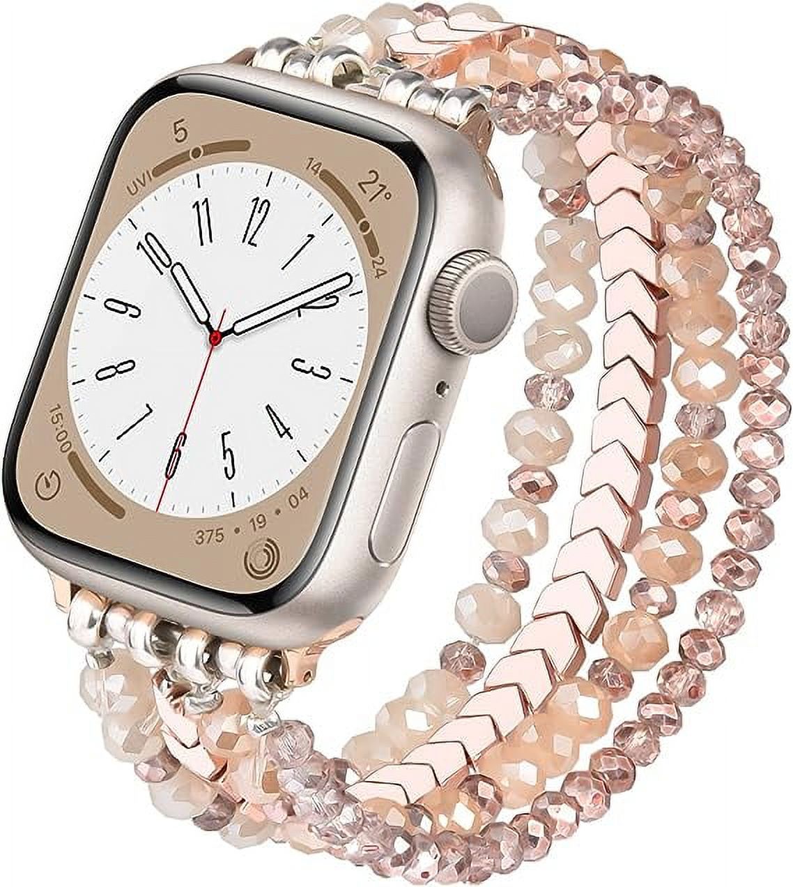 V Moro Beaded Boho Bracelet Compatible For Apple Watch Band 42mm44mm45mm Women Series 876se 6487