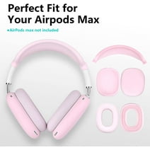 V-MORO Case for Airpods Max Headphones, Silicone Cover for Apple Airpod Max,Accessories Cases (Pink)