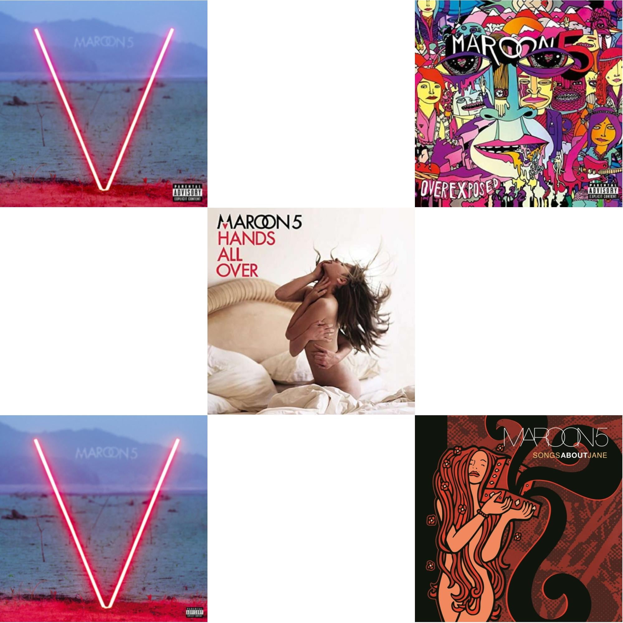 V & Maroon 5 - V (Black LP) (Exp) & Hands All Over & Overexposed