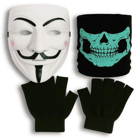 Hacker Masks Costume Set Inspired by Spy Ninjas Project Zorgo PZ9 Mask
