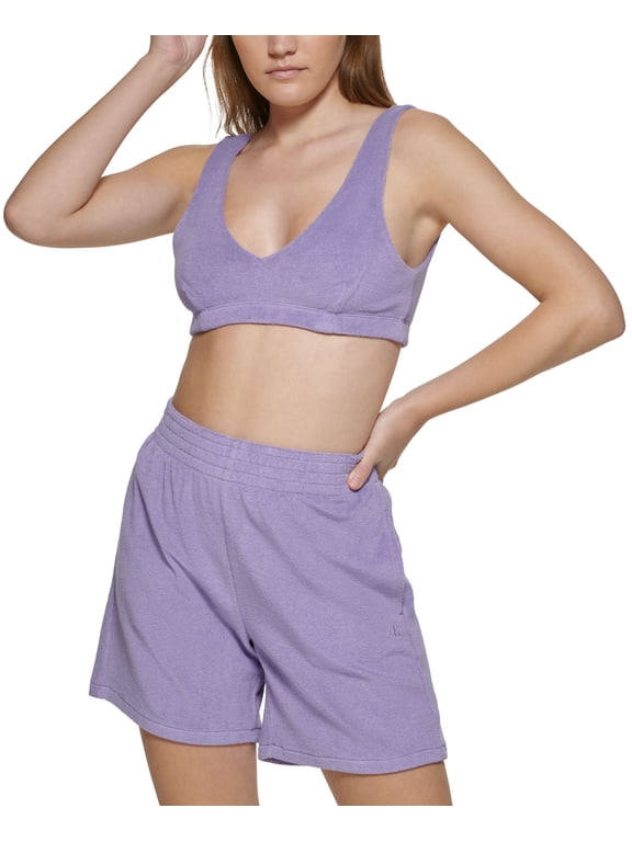 V-Neck Bralette Chalk Violet M