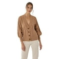 thumbnail image 1 of V-Neck Buttoned Cardigan, 1 of 5