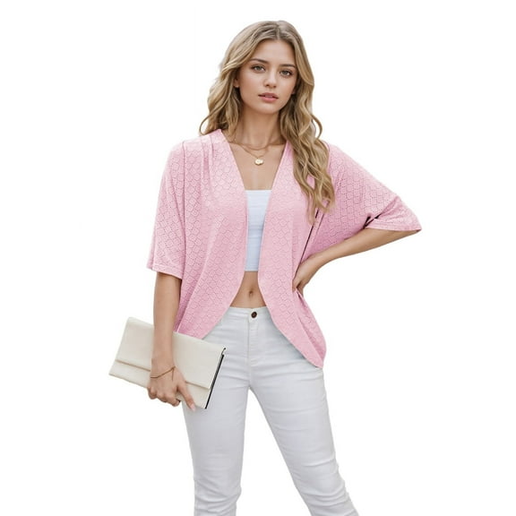V Neck Hollow Out Cardigan Tops