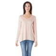 thumbnail image 1 of V Neck Loose Fit Long Sleeve Top, 1 of 3