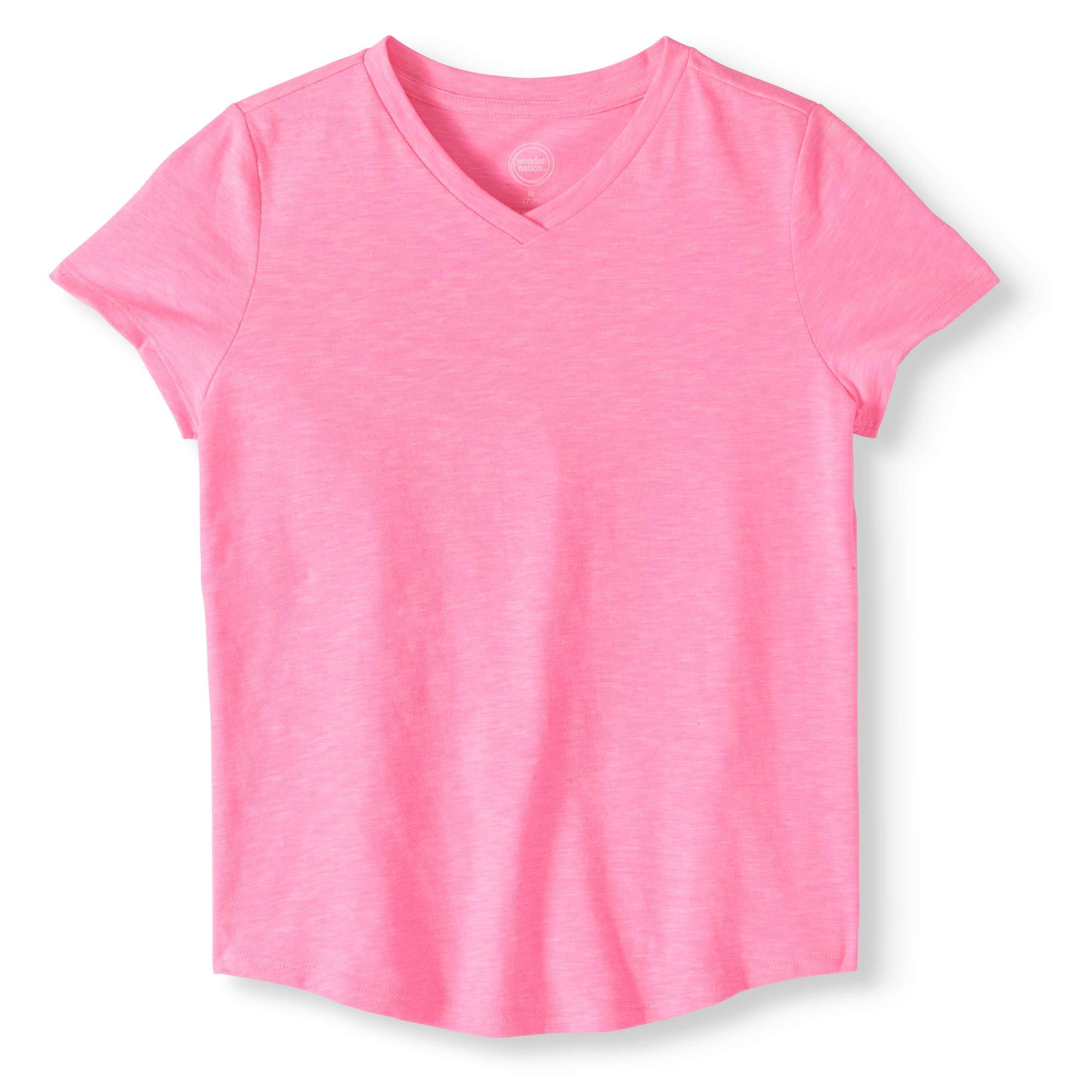 V-Neck-Short-Sleeve-Tee-Little