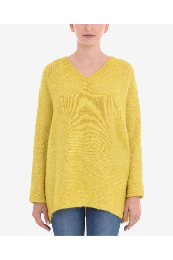 V Neck Sweater Chartreuse XL