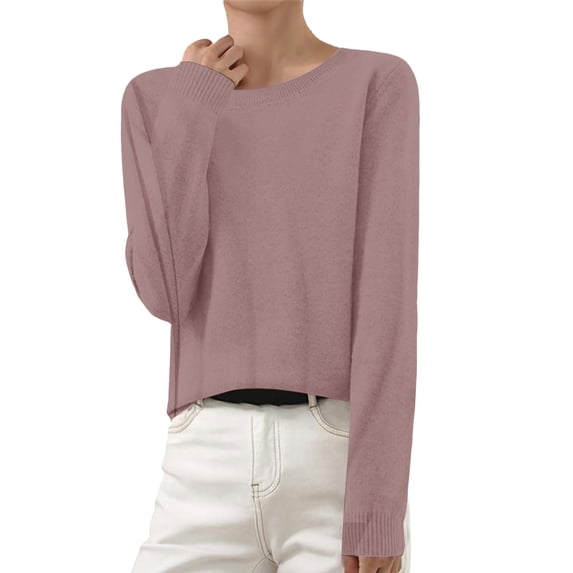 V Neck Sweater Fitted Sweater Top Fall Sweaters Boho Tops Solid Color Work Tops Pullover Sweater Light Weight Sweater Thick Sweaters Thin Sweaters for Women Teacher Outfits Pink XXL