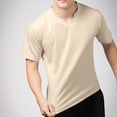 thumbnail image 1 of V Neck T Shirts for Men Short Sleeve Tshirts Shirt Mens Casual Solid Stretchy Pullover Slim Basic Athletic Workout Tees Tops, 1 of 8