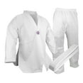 thumbnail image 1 of V-Neck Taekwondo 7.5 oz Gi Uniform White, 1 of 2