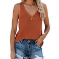 thumbnail image 1 of V-Neck Women Casual Knit Tops Sweater, 1 of 5