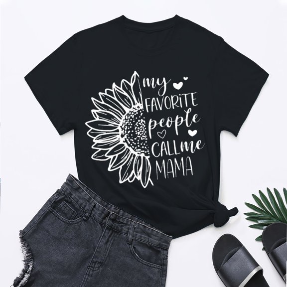 V-Neck Women's Short Sleeve T-shirt Life Is Better With My Boys Women Funny Mom Shirts Graphic Summer Short Athletic Casual Workout Tops,Black Women's Short sleeve T-shirt XL