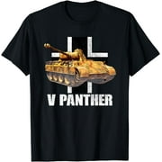 V Panther German Medium Tank WW2 Panzer Armored T-Shirt