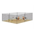 thumbnail image 1 of V Protek Mesh Galvanized Fence Wire Poultry Netting Gutter Guards Chicken Run Rabbit Fencing to Keep Out Racoons Gophor Snakes Green, 1 of 4