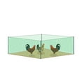 thumbnail image 1 of V Protek Plastic Poultry Fence- 5x20ft High Strength Poultry Netting with 8 Pots,Chicken/Racoons/Gophor/Snakes Net Fence,Green, 1 of 5