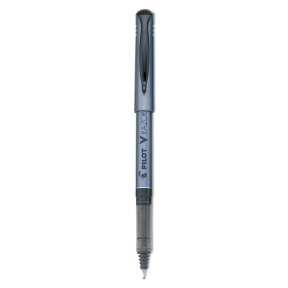 Pilot Razor Rollerball Pen - Extra Fine Pen Point Type - 0.5 Mm Pen Point Size - Black Ink - Clear Barrel - 12 / Dozen (PIL11020)