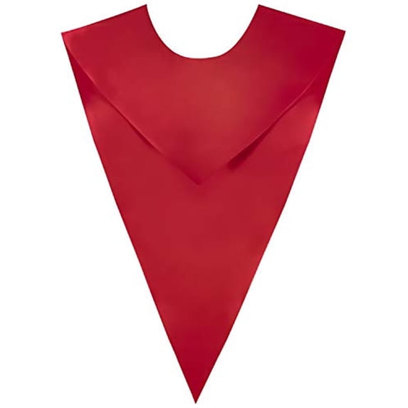 V Shape Choir Stole University Graduation Choir Honor Sash Master's Graduate Doctoral Attire Stoles Accessories