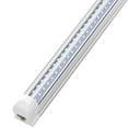 thumbnail image 1 of V Shape T8 8ft LED Shop Light Fixture Linkable, 72w 6000K White, 1-Pack, 1 of 8