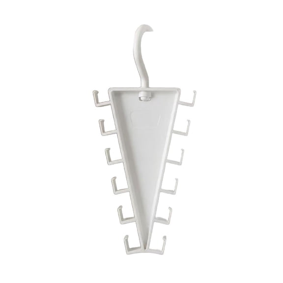 V Shaped Double-Sided, Closet Organizer Hanger, 360° Swivel Triangle Hanger, Combinable Rack, Space Saver for Closet, Door & Bathroom
