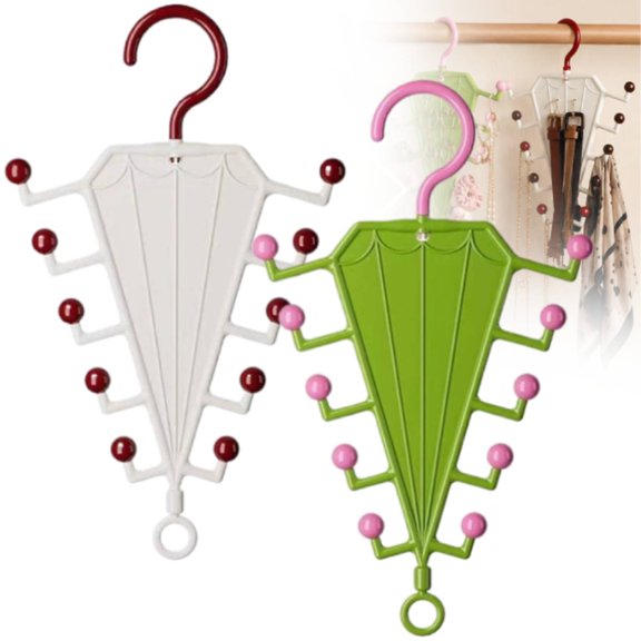 V Shaped Double-Sided Closet Organizer Hanger, Heavy-Duty 360 Swivel Triangle Closet Organizer for Clothes Combinable Multi-Functional Storage Rack for Bathroom Behind Door Wardrobe Space Saver