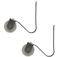 thumbnail image 1 of G.A.S Hardware V-Shaped Roller Replacement with Nylon Wheels for Smooth Sliding Screen Door, 2-Pack, 1 of 5