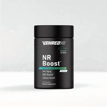 VShred MD NR Boost Nicotinamide Riboside Supplement for Cellular Energy, Wellness and Mitochondrial Support, NAD+ Booster, 1 Pack, 30 Count