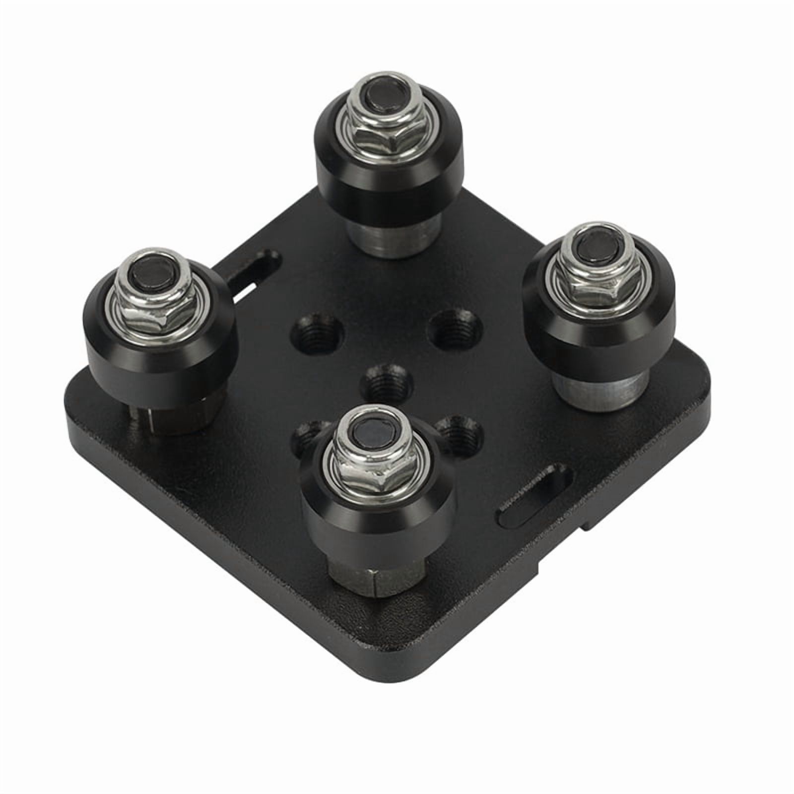Kit Ruote V-Slot Per Stampante 3D 3Dman - Piastra Gantry Con 4 Ruote, Compatibile Profilo 2020, Ender 3/CR10