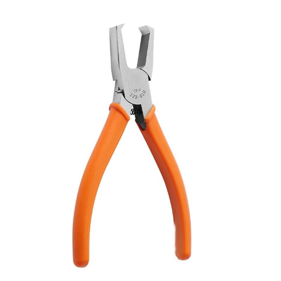 -V Stainless Steel 90-Degree Double-Edge Flush Cutters Sprue Burr Trimmer for Plastic Processing Hand Tool 10mm