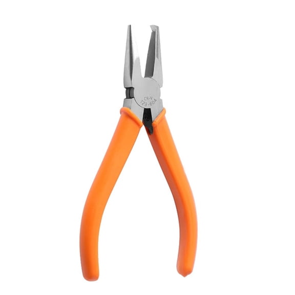 -V Stainless Steel 90-Degree Double-Edge Flush Cutters Sprue Burr Trimmer for Plastic Processing Hand Tool 4mm