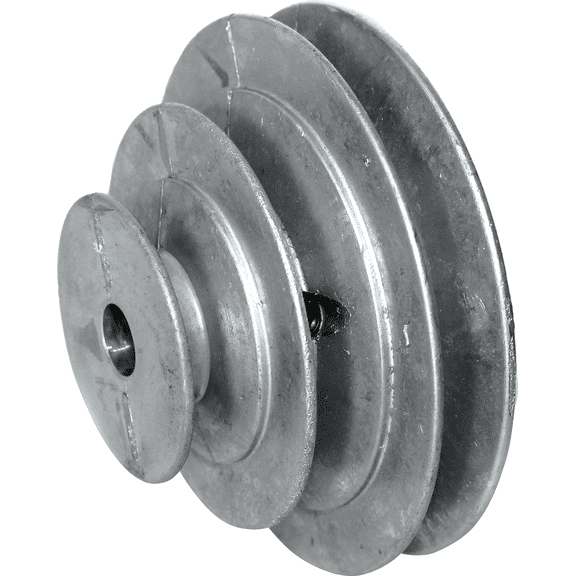 Chicago Die Casting V-Step Die Cast Pulley - Single Pack  Residential Use, Standard Application