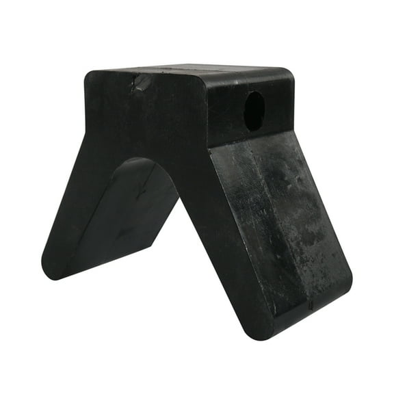 V-Style Boat Trailer Bow Stop Block Trailer Rubber Bow Stop Non Marking Mounting Hole y7452