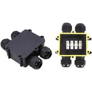 V-TAC - Waterproof Box Terminal Block, Black, IP68, 8-12mm