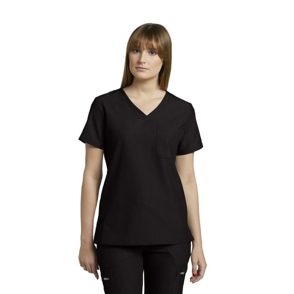 V.Tess by White Cross Women's 794 Scrub Top -Black -XX-Large