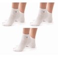 thumbnail image 1 of 3 Pairs V-Toe Flip-Flop Tabi Big Toe White Ankle Socks Comfortable Stylish For Men And Women Fun Socks, 1 of 6