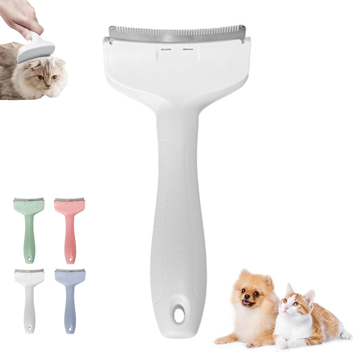V-Tooth Deshedding Comb for Pets, Doggocomfy Pet Comb Pro, Meowvo Tight ...