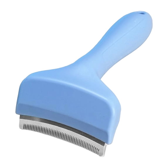 V-Tooth Pet Deshedding Comb for Dogs & Cats, Curved Blade Deshedding Tool with V-Shaped Teeth to Reduce Shedding, Prevent Mats and Tangles, Promotes Healthy Skin and Coat