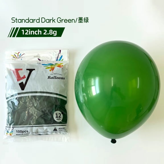 V Toy balloons Premium 12 Inch Latex Balloons for Party Decorations, 100 Pcs Per Pack