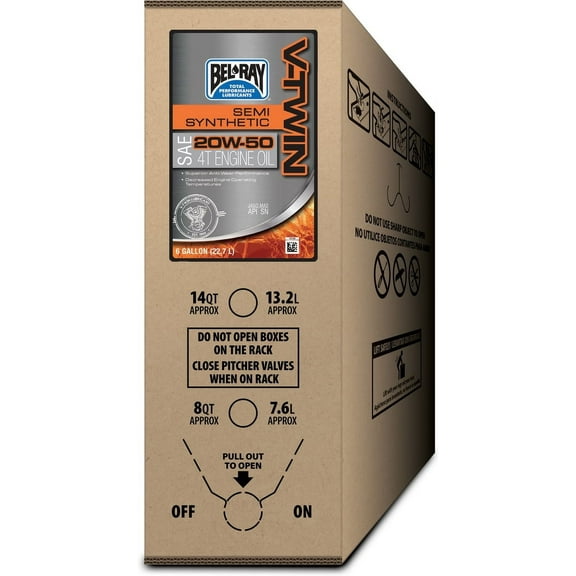V Twin 4t Semi Syn Engine Oil 20w50 6 Gal Bib