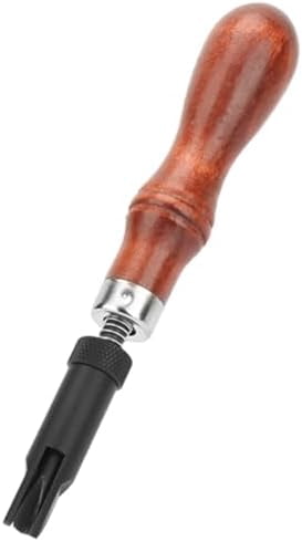Thread Groover V Type Push Groover Adjustable Wood Handle Cotton Crochet Thread Cove ...