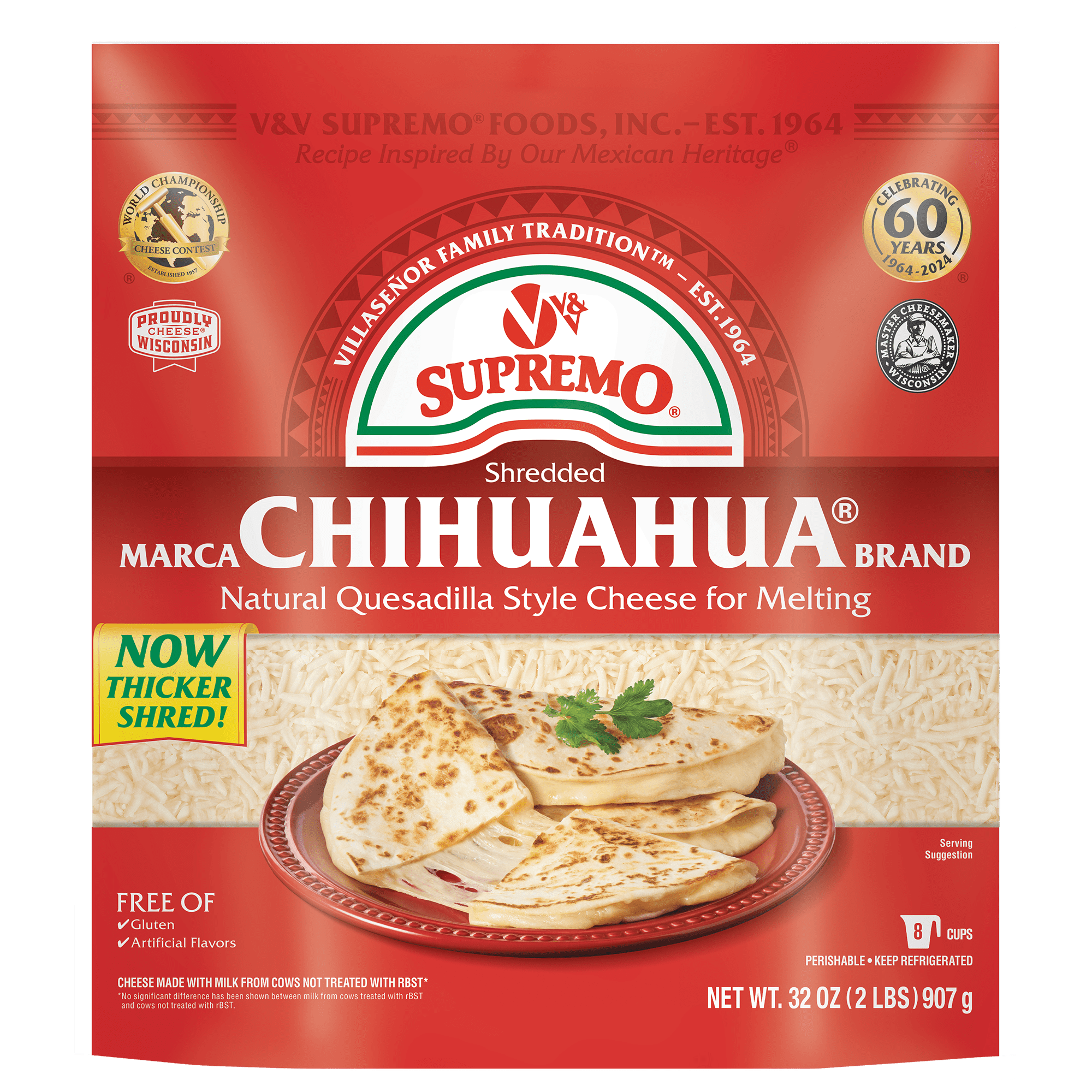 Churaページ #2222 Amazon.com: VV Supremo Shredded Queso Chihuahua Cheese, 5