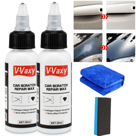 V-Vaxy Car Scratch Repair Wax, Ultimate Paint Restorer, V-Vaxy Car Scratch Remover, Car Buff Out Scratch, Multi-Effect Protection 50ML
