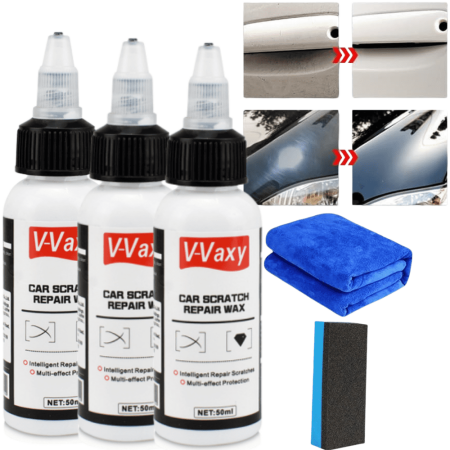 V-Vaxy Car Scratch Repair Wax, Ultimate Paint Restorer, V-Vaxy Car Scratch Remover, Car Buff Out Scratch, Multi-Effect Protection